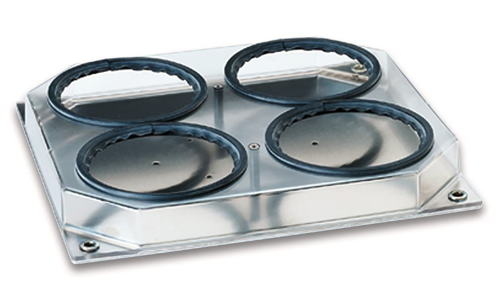 Accessory shaker, tray for 4 Erlenmeyer flasks 500 ml, 1 unit(s) - Luminix Health