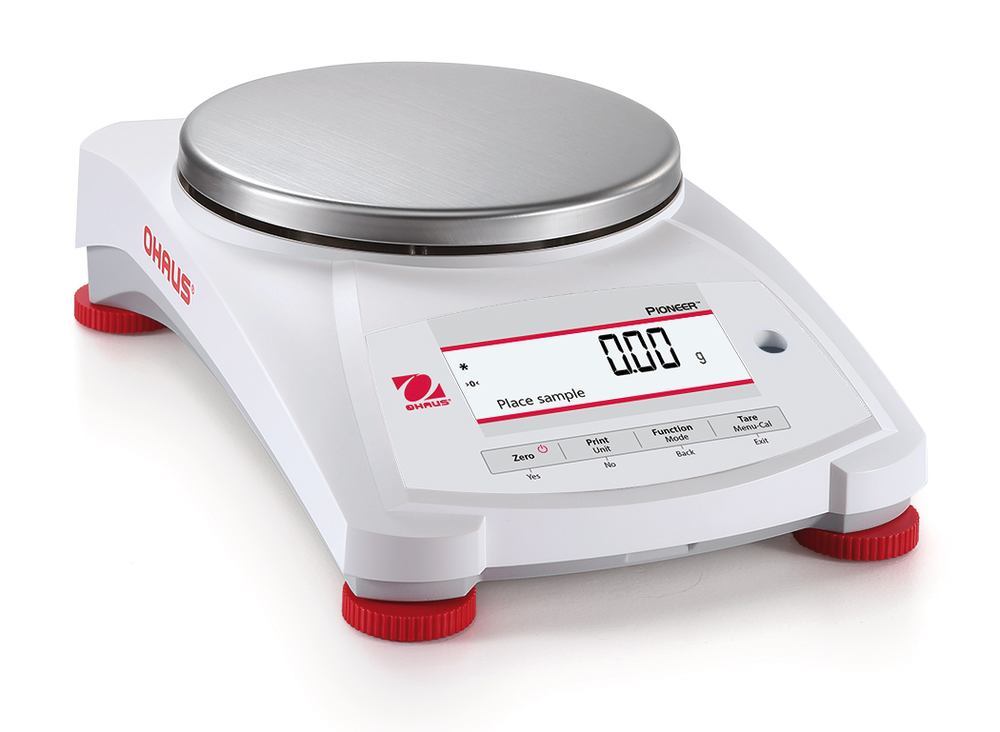Pioneer® PX3202 precision balance, Int.adjus.,calibr.ex works,weigh.r.3200g - Luminix Health