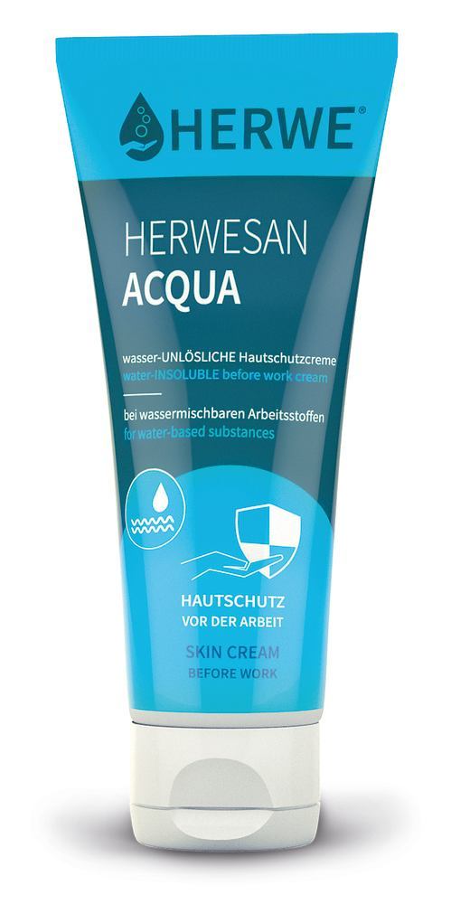 HERWESAN ACQUA skin protection cream, water insoluble, silicone-free, 100 ml - Luminix Health