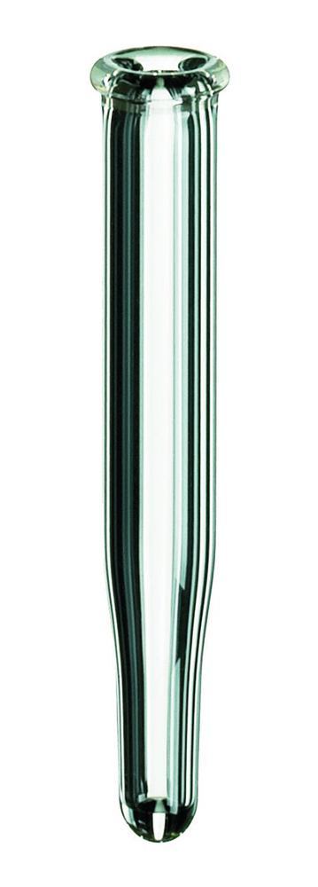 Micro-inserts, borosilic. glass, 0.05 ml, meta spring L 27.5 x Ø 4 mm, ND8 - Luminix Health