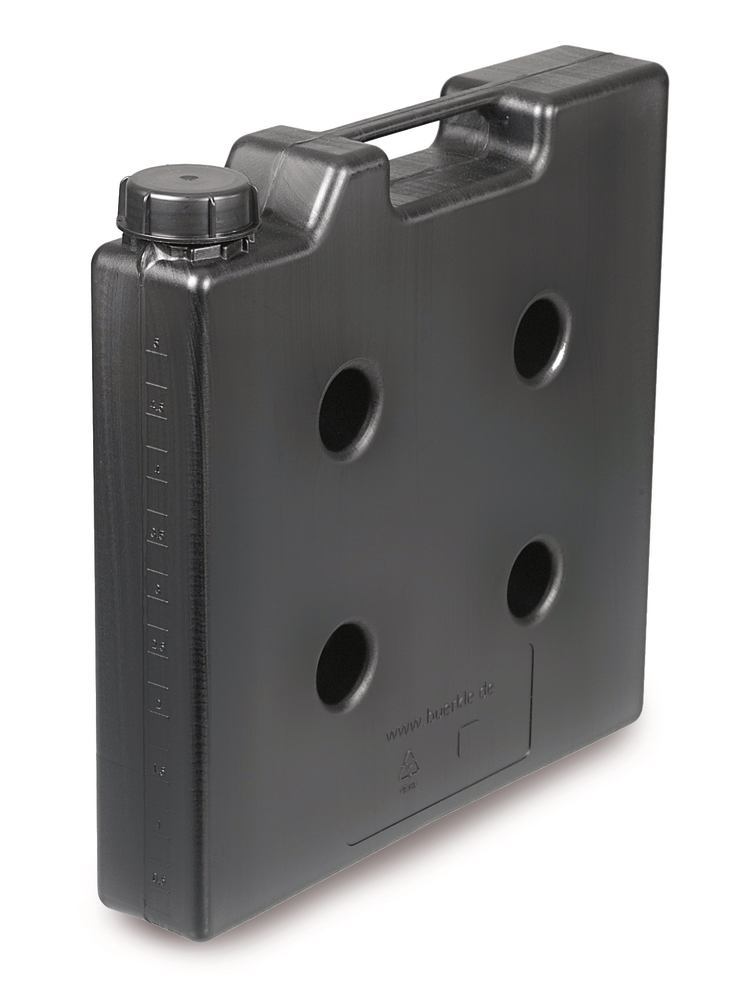 Compact canister,electrically conductive, HDPE, 5 l, without threat connection, - Luminix Health