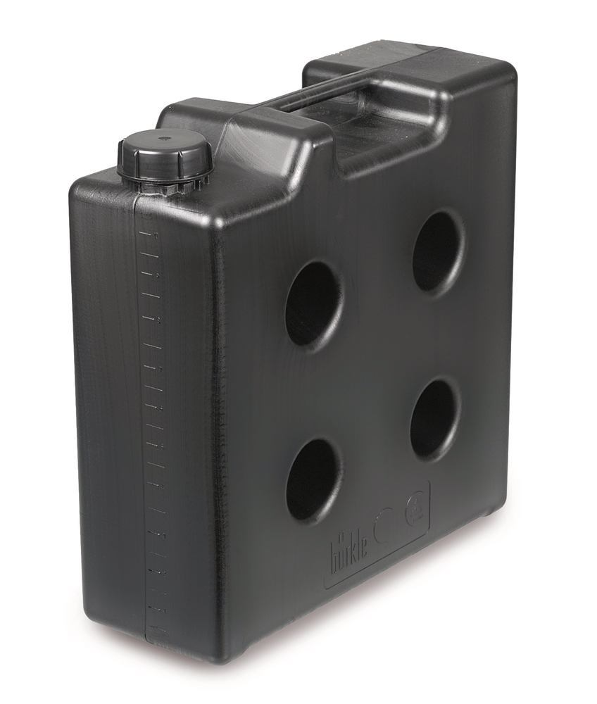 Compact canister,electrically conductive, HDPE, 10 l, without threat connection, - Luminix Health