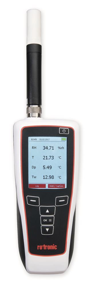 Thermohygrometer HygroPalm 32, ABS, TPR, -50,0 bis +100,0°C,, 1 unit(s) - Luminix Health