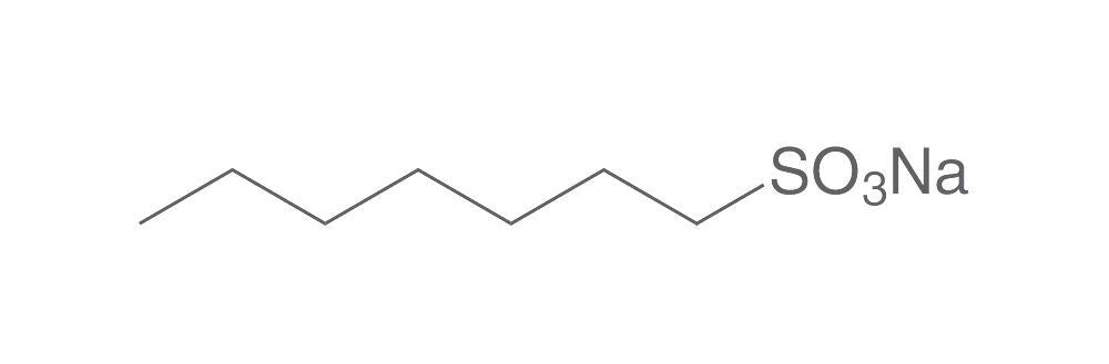 Heptane-1-sulphonic acid sodium salt, 10 g, glass, >=98 % - Luminix Health