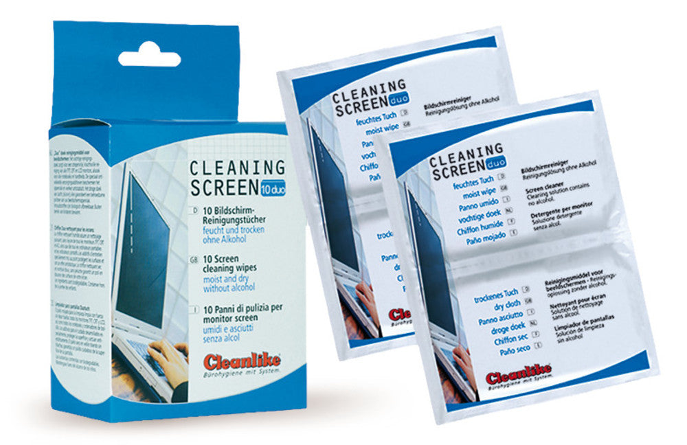 TFT screen cleaning cloths, screen cleaner Duotuch, 10 unit(s) - Luminix Health