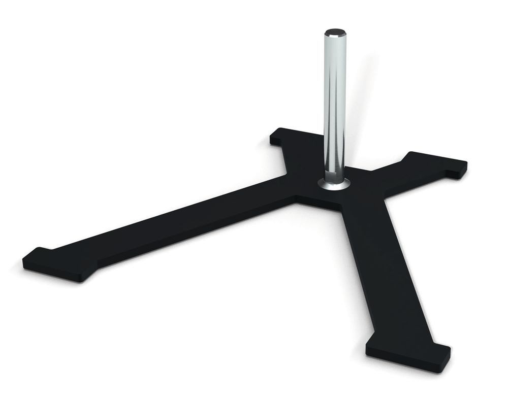 X-foot with stand rod, for IL 11 LED spotlight, 1 unit(s) - Luminix Health