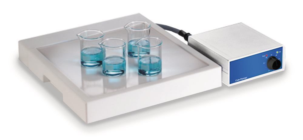 Acid-resistant hotplate HP-200-AR, , ceramic, heated area 300x300 mm, max. 400°C - Luminix Health