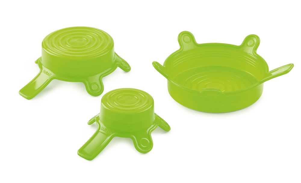 DURAN® silicone lid set, S/M/L, , Colour, green, 1 set - Luminix Health