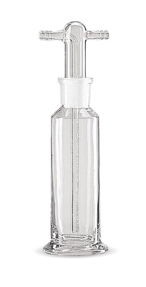 Gas washing bottle, 250 ml, Ø 55 mm, Without filter plate, DURAN®, NS 29/32 - Luminix Health