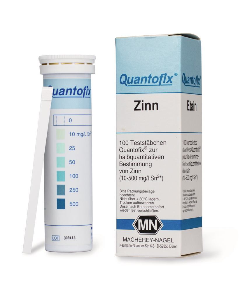 Quantofix® test strips, tin, L 95 x W 6 mm, 100 unit(s) - Luminix Health