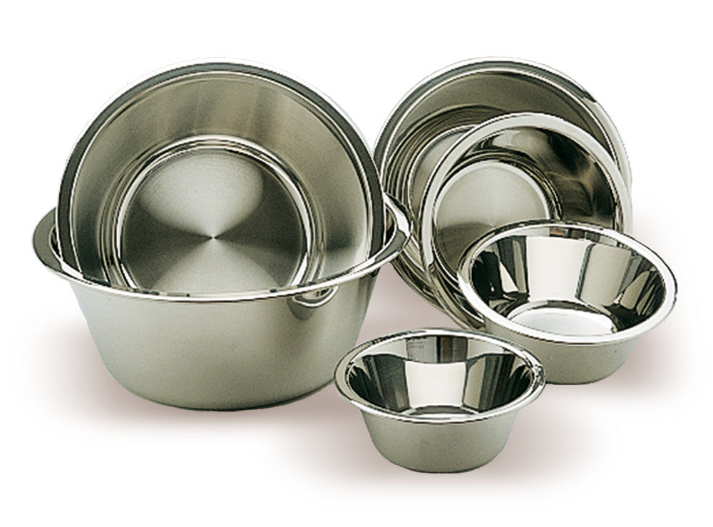 Carrier bowl, stainless steel 18/10, 3,5 l, Ø 240/160 mm, H 105 mm, 510 g - Luminix Health