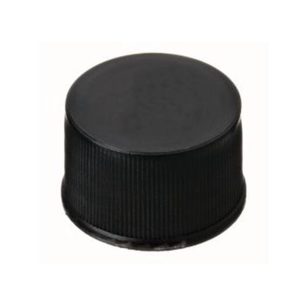 Screw caps, PP, black, ND13, without borehole, without septum, 100 unit(s) - Luminix Health