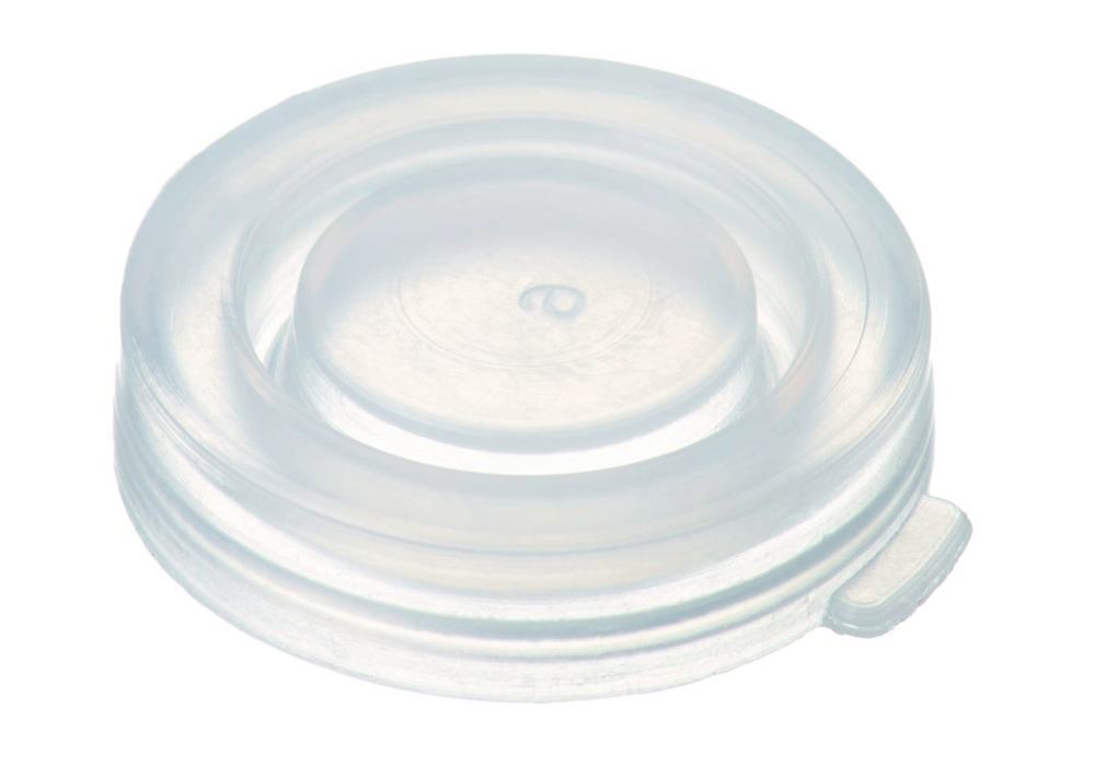 Snap-on lids for ND22, PE, transparent, closed, 100 unit(s) - Luminix Health