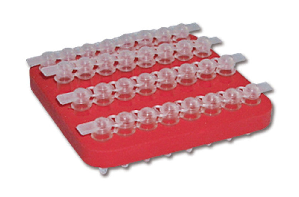 Cryo Floating Stands, PE, square, 8-port stips, 4x8 holes, -80 to +80°C - Luminix Health