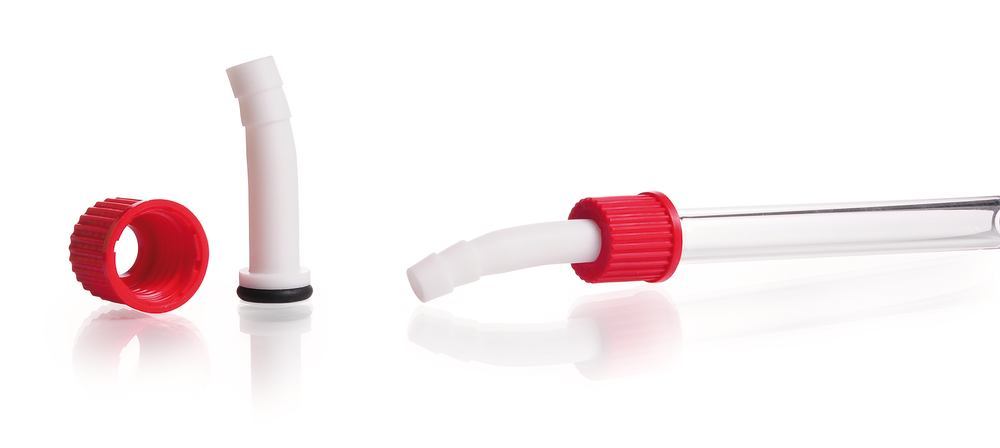 Olives, PTFE, bent, GL 18, outer Ø 10.5 mm, inner Ø 7.5 mm, 2 unit(s) - Luminix Health