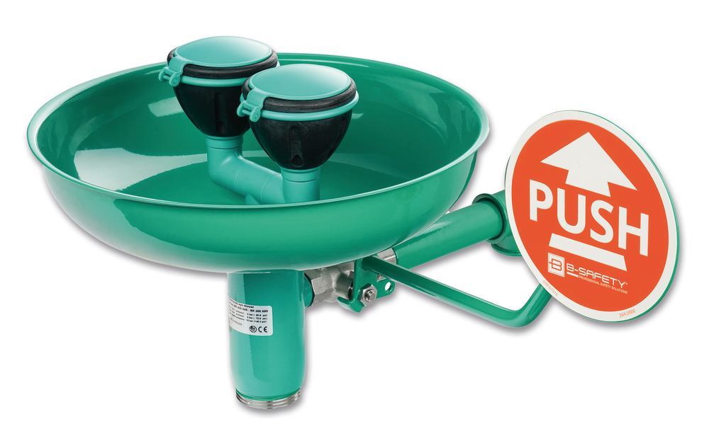 Eye shower model 5, with basin, Ø 275 mm, L 240 mm, W 425 x D 385 mm, 1 unit(s) - Luminix Health