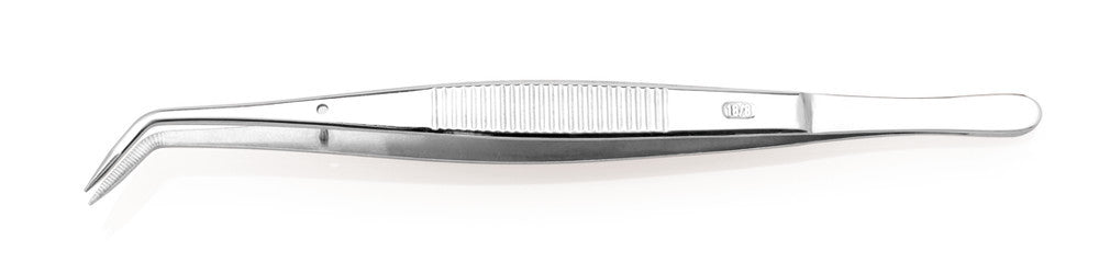 Forceps with guide pin, bent, Remanit 4301, length 130 mm, 1 unit(s) - Luminix Health