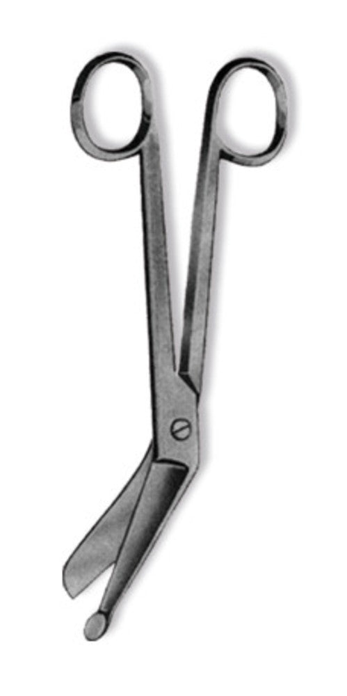 Special shears, LISTER, angled, stainless steel, length 110 mm, 1 unit(s) - Luminix Health