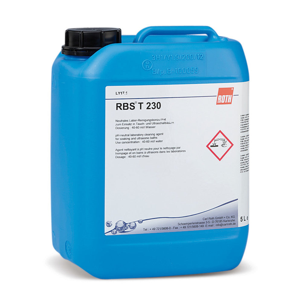 RBS® T 230 -cleaning concentrate, liquid, pH neutral, 5 l, plastic - Luminix Health