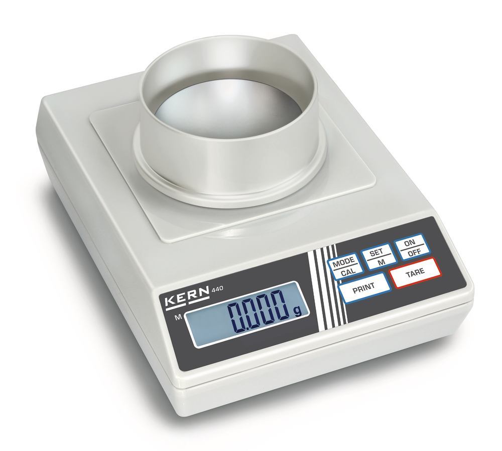 Electronic laboratory balance 440-series, weighing range 60 g - Luminix Health