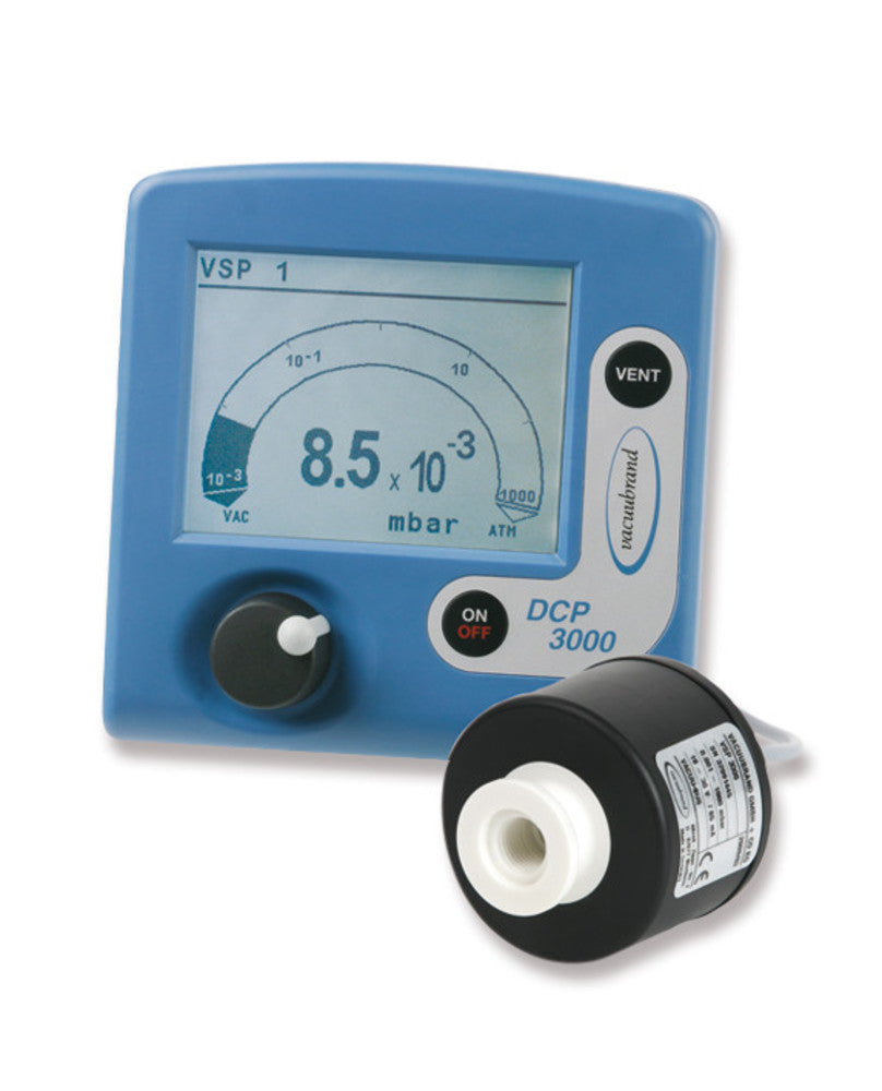 Vacuum meter DCP 3000 w. pressure, transducer,VSP3000, range 1000-0,001mbar - Luminix Health