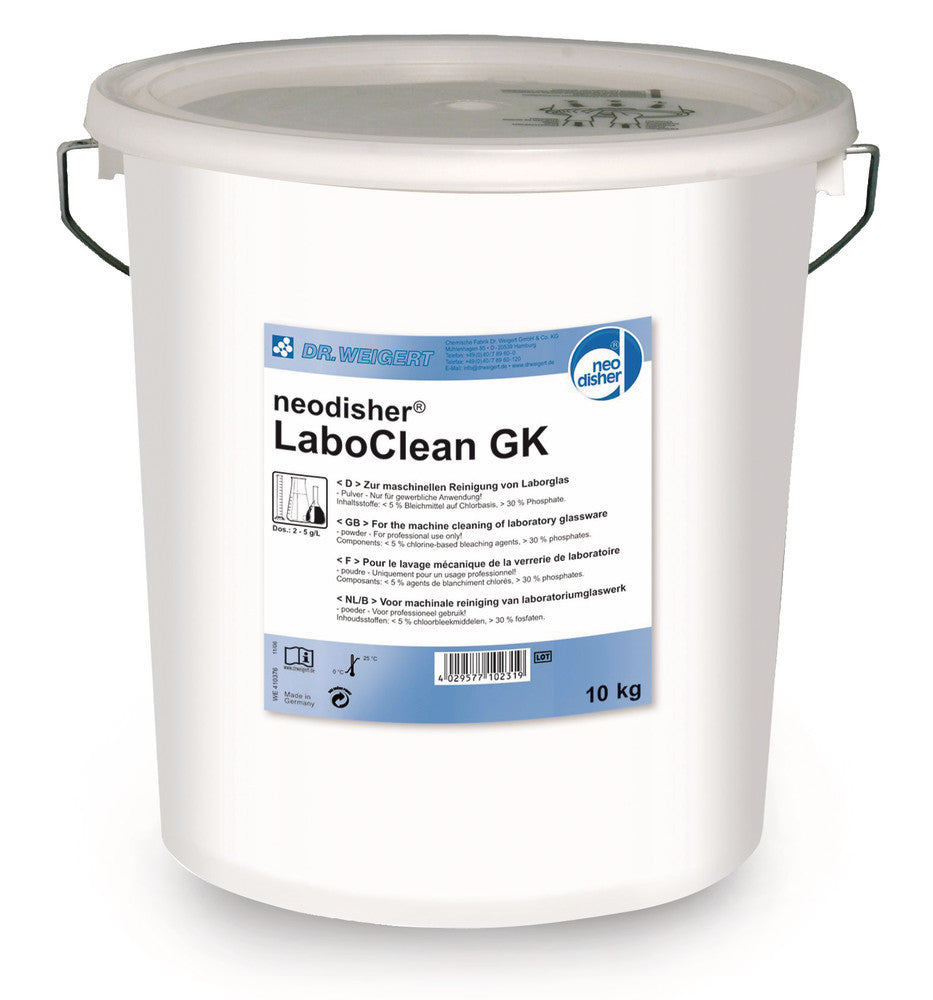 neodisher® LaboClean GK, mild alkaline cleanser (powder), 10 kg - Luminix Health