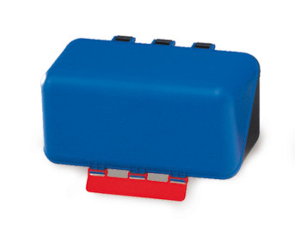 SEKUROKA®-safety box for 1 glasses, blue, W 236 x D 120 x H 120 mm, 1 unit(s) - Luminix Health