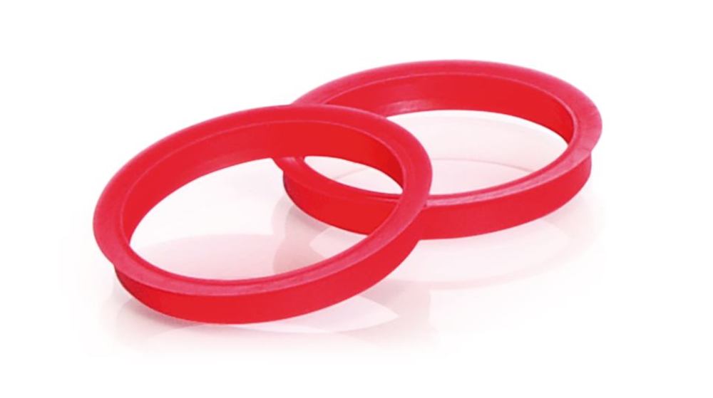 Pouring rings, ETFE, red, thread 32, 10 unit(s) - Luminix Health