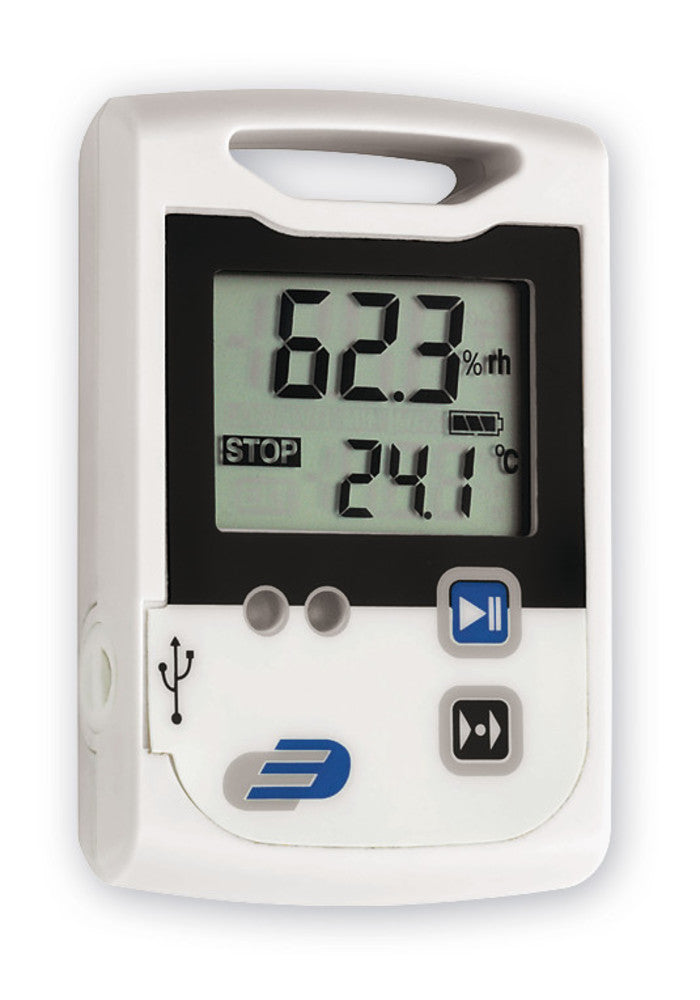 2-channel-°C-logger LOG100, incl. button cell battery CR 2032, 1 unit(s) - Luminix Health