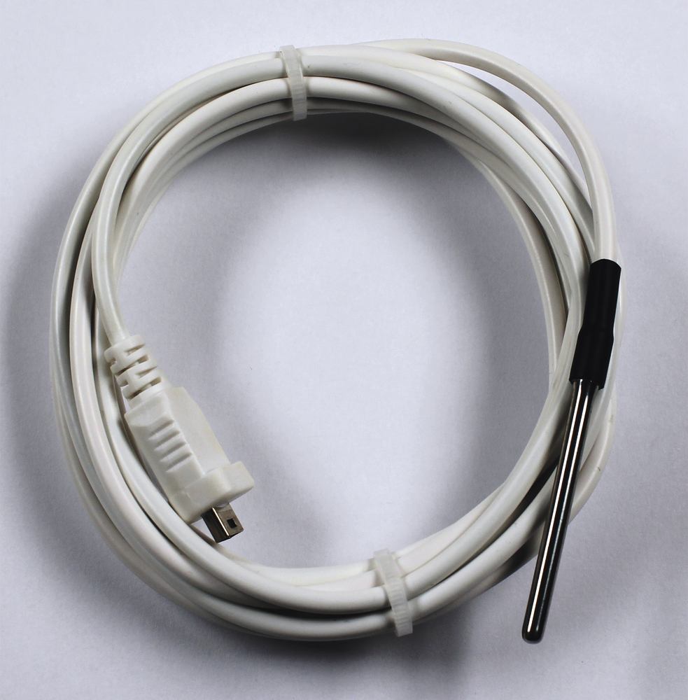 External temperature sensor, cable L 3 m, sensor dimen. L 40mm, Ø 3mm, 1 unit(s) - Luminix Health