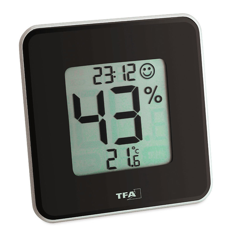 Thermohygrometer, 20 - 99 % RH, incl. cell battery CR 2032, 1 unit(s) - Luminix Health