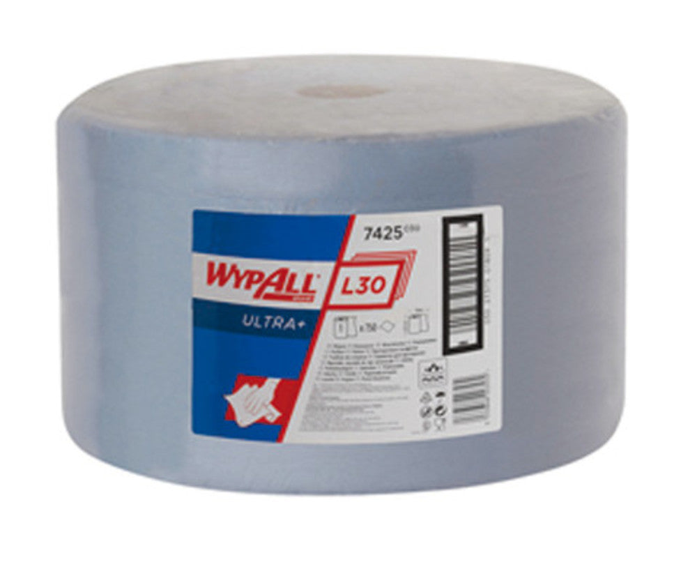 Wypall® L30 ULTRA+, 3-ply, blue, Towel size 235 x 380 mm, 1 unit(s) - Luminix Health