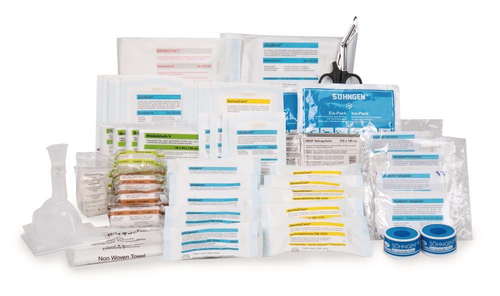 Refill pack First-aid equipment acc. to DIN 13169 for mobile first-aid kit - Luminix Health