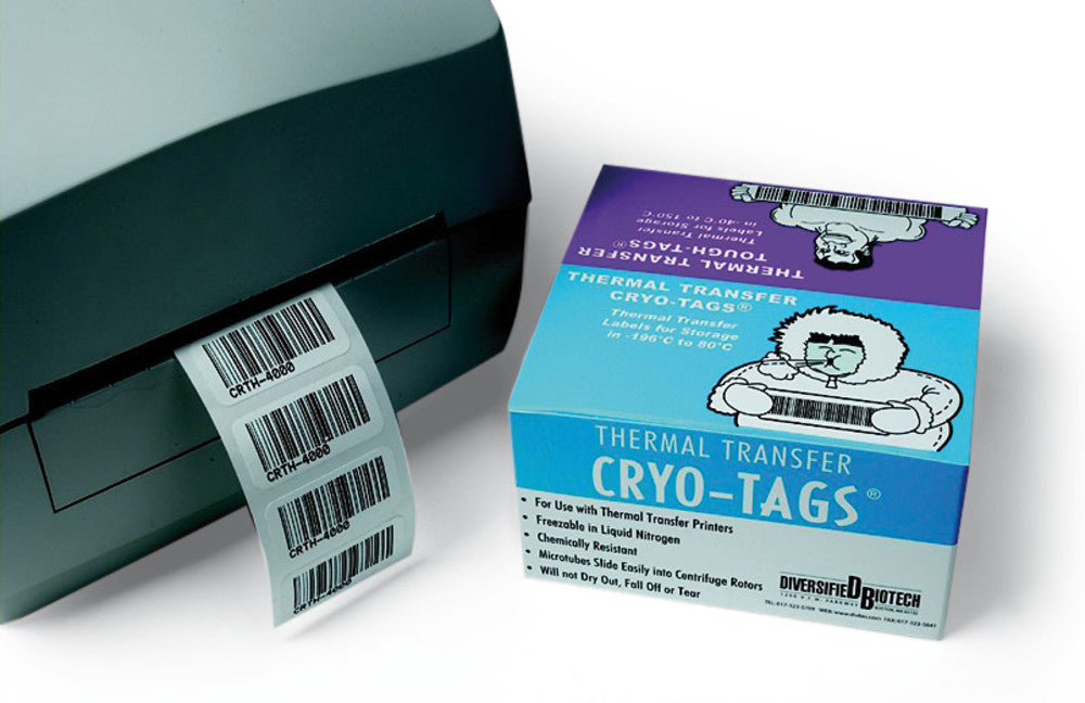 Thermal transfer labels Tough Tags®, 32 x 13 mm, Suitable for, 1.5-2 ml vessels - Luminix Health