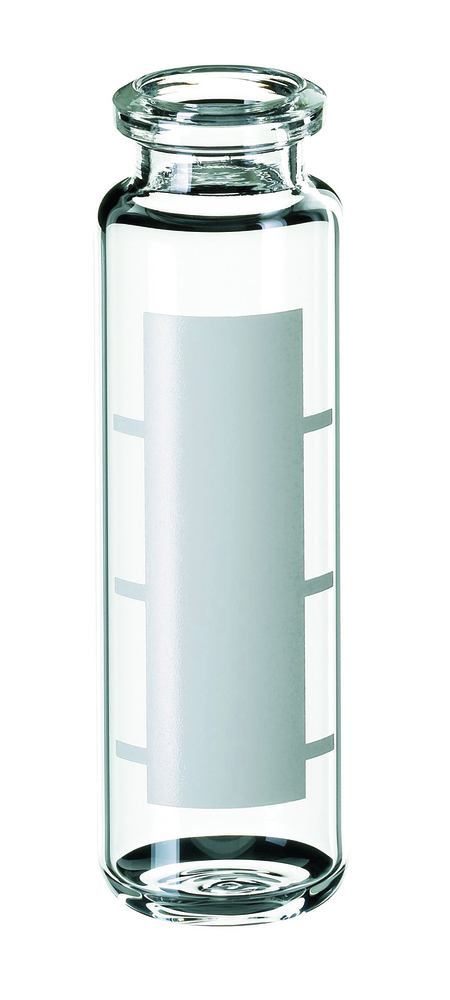 Rotilabo® headspace vials ND20, clear glass with labelling space, 20 ml - Luminix Health