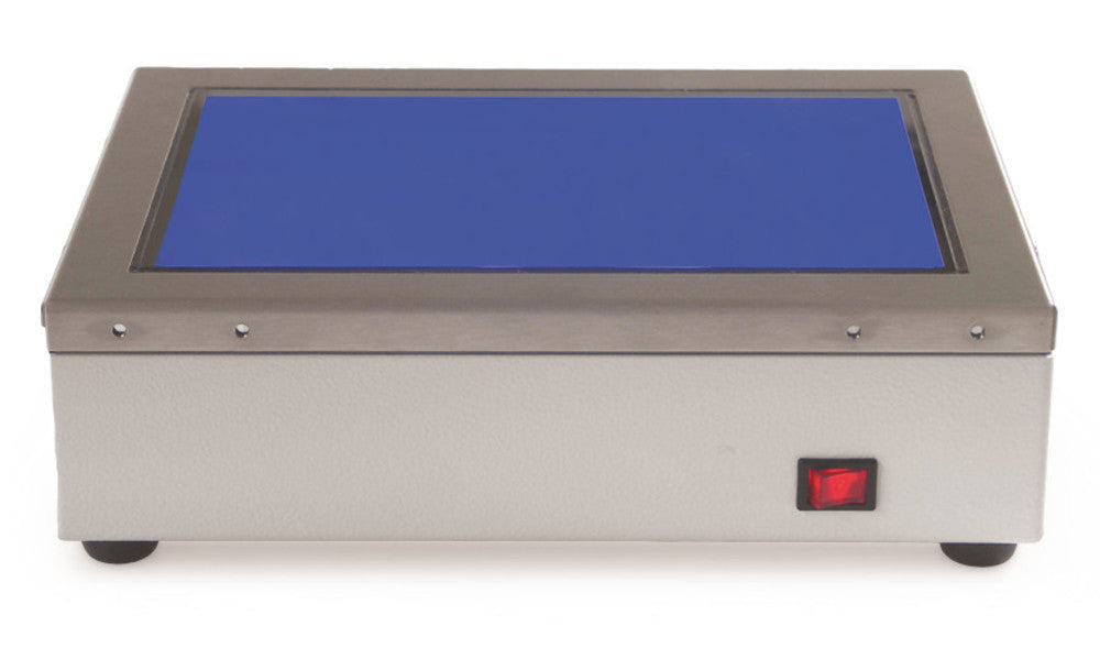 Blue light LED transilluminator, UVT-14 BE-LED, filter size 11x14cm, 1 unit(s) - Luminix Health