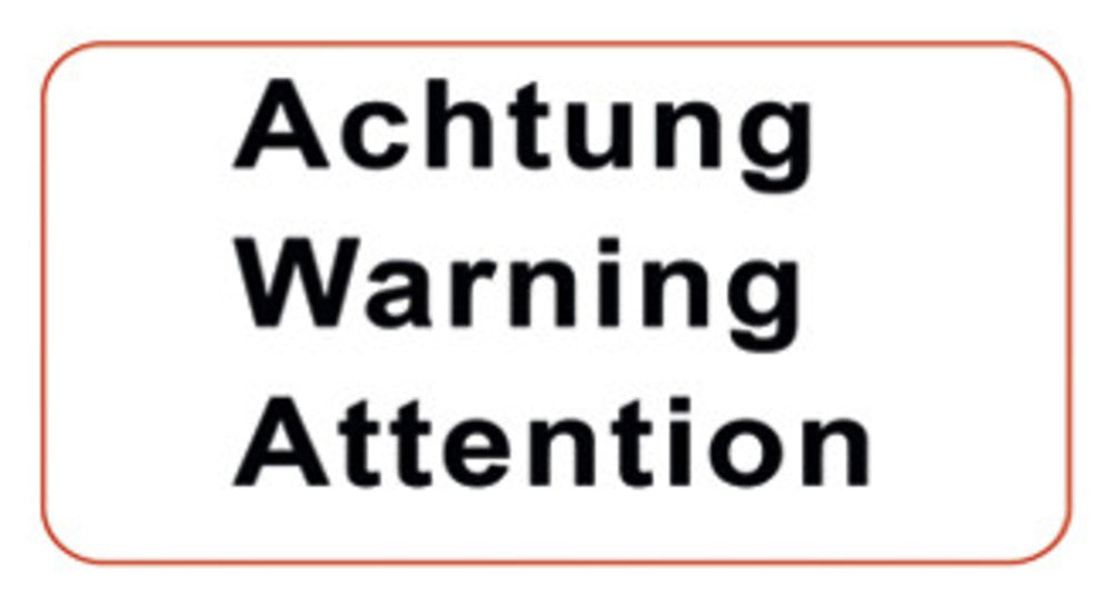 Combin. GHS hazard pictograms, caution, PE-film, 27 x 15 mm, roll, 250 unit(s) - Luminix Health