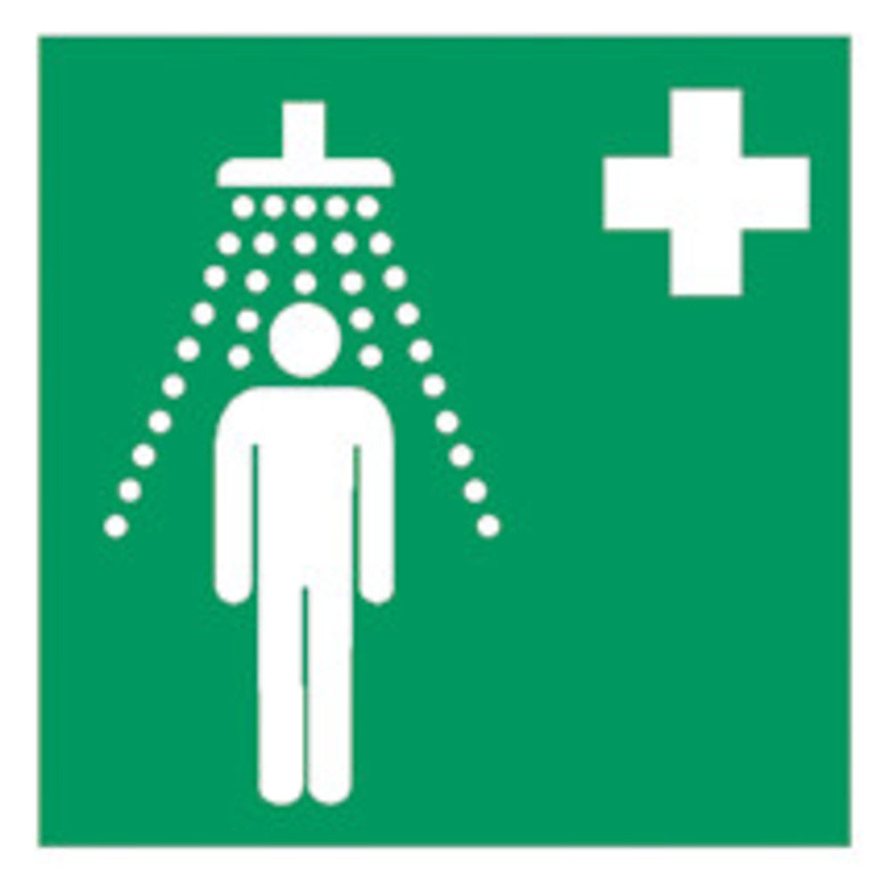 Firs-aid and emergency signs acc. to, Body safety shower, 1 unit(s) - Luminix Health