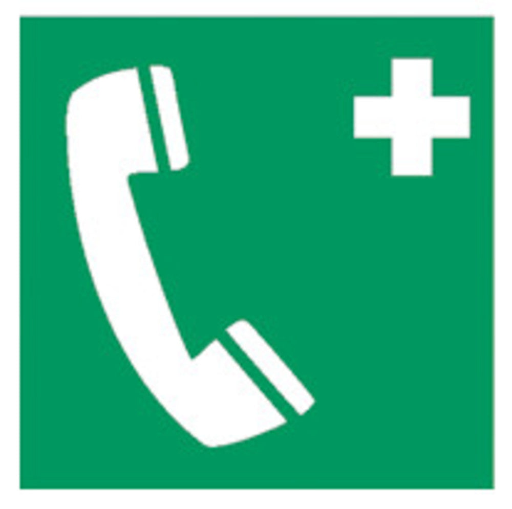 Firs-aid and emergency signs acc. to, Emergency telephone, 1 unit(s) - Luminix Health