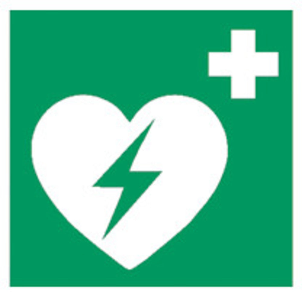 Firs-aid and emergency signs acc. to, Defibrillator, 1 unit(s) - Luminix Health