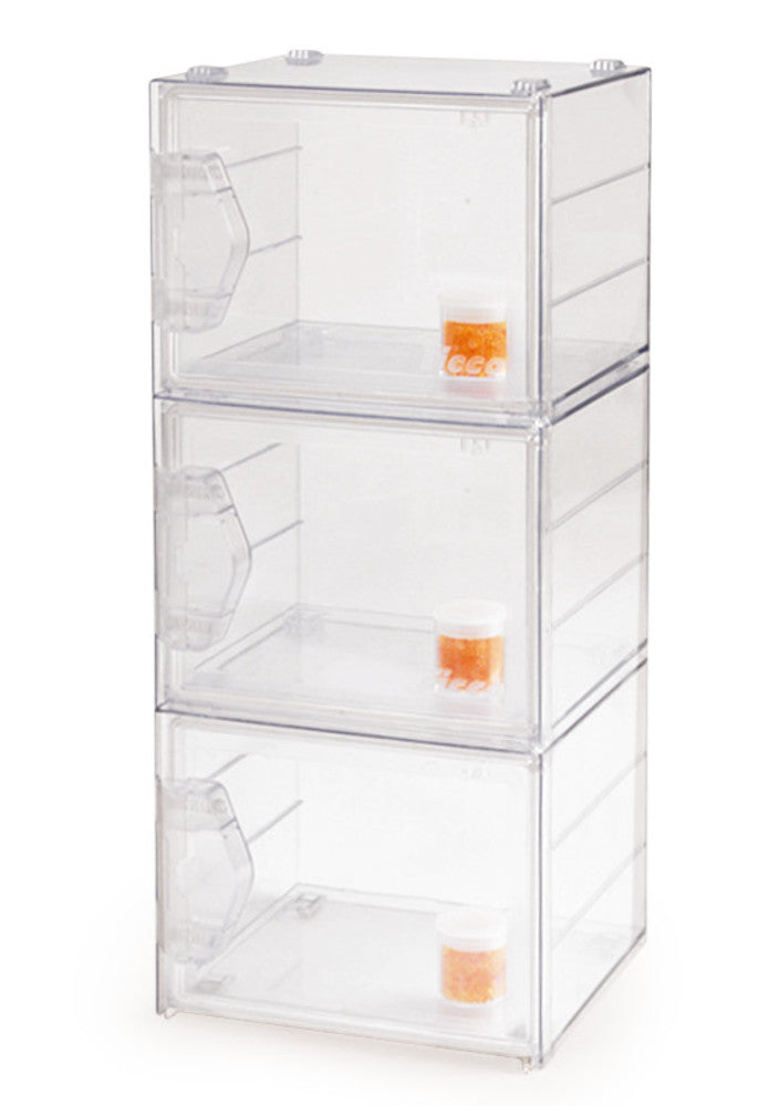 Basic mini desiccators 3, Usable volume 3 x 6.2 l, 1 unit(s) - Luminix Health