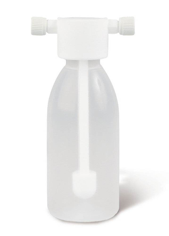 Gas wash bottle 1000 ml, for hoses with outer Ø 8 mm, 1 unit(s) - Luminix Health