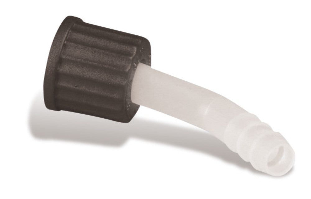 Connectors, PFA, curved, -200 to +250°C, GL 14, outer Ø 8.7 mm, inner Ø 6.0 mm - Luminix Health