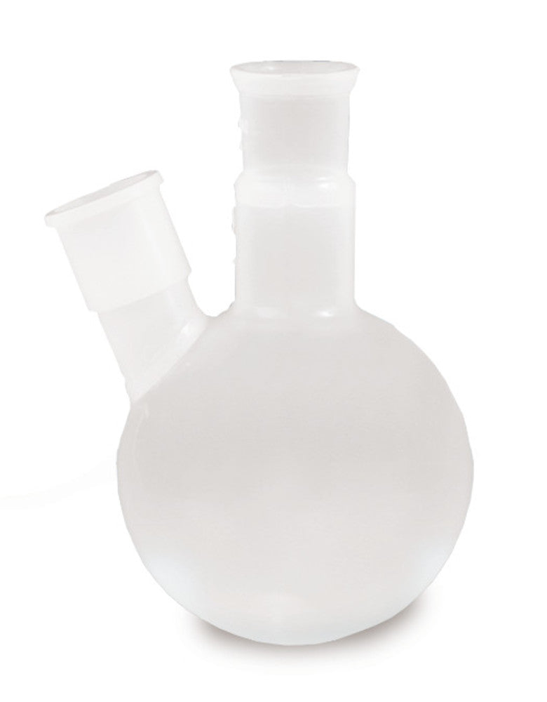 Double neck flasks, PFA, 500 ml, NS 29/32, side neck NS 29/32, 1 unit(s) - Luminix Health