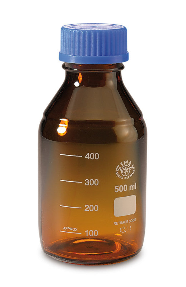 Rotilabo®-screw top bottles, 10000 ml, borosilicate glass, brown, GL 45 - Luminix Health