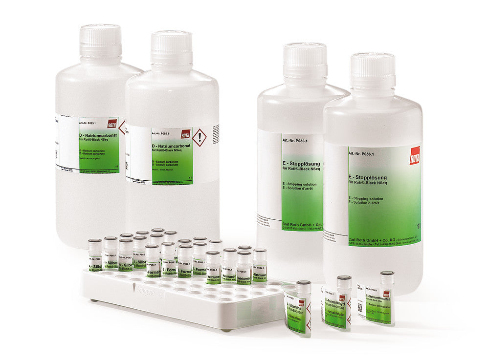 ROTI®Black NSeq silver staining kit, for sequencing gels, 1 kit, cardboard - Luminix Health