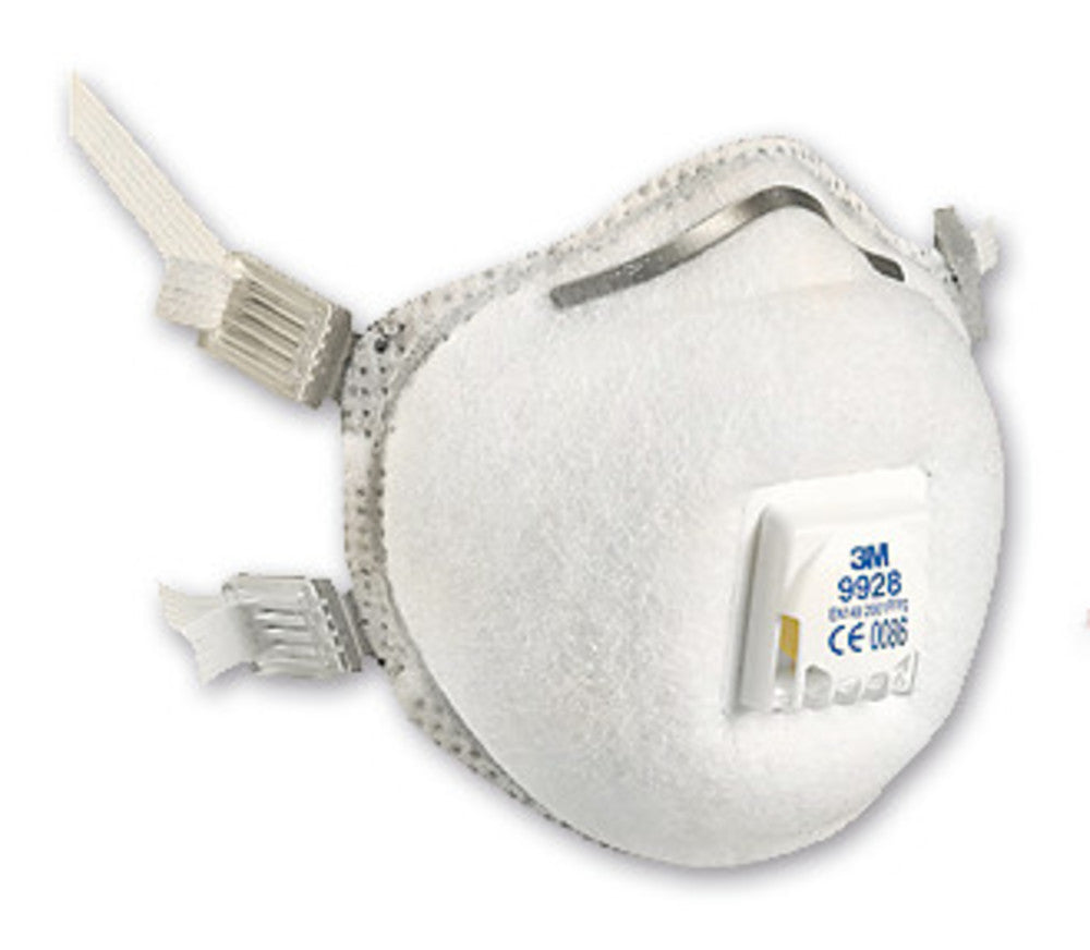 Special masks, EN 149,2001, ozone masks FFP2 R D, exhalation valve, 10 unit(s) - Luminix Health