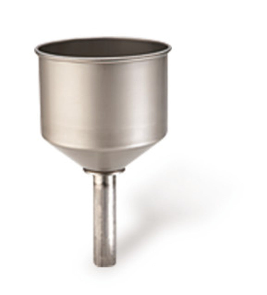 Funnel, stainless steel, straight, Ø 140 mm, plug-in pipe 22 mm, 1 unit(s) - Luminix Health