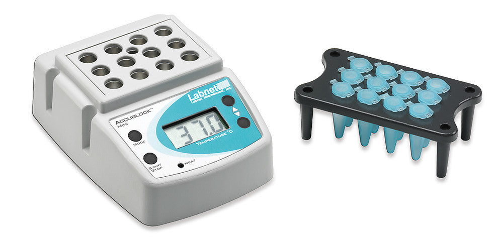 Single-block thermostat AccublockTM Mini, for 12 1.5 ml reaction vials - Luminix Health