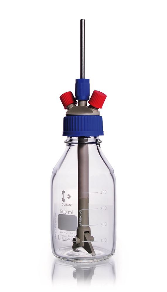 GL 45 stirrer reactor set, 500 ml, with DURAN® screw top bottle, 1 unit(s) - Luminix Health